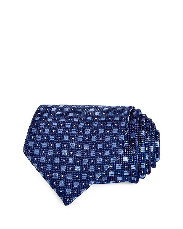 The Men's Store at Bloomingdale's - Squares & Dots Silk Classic Tie - 100% Exclusive