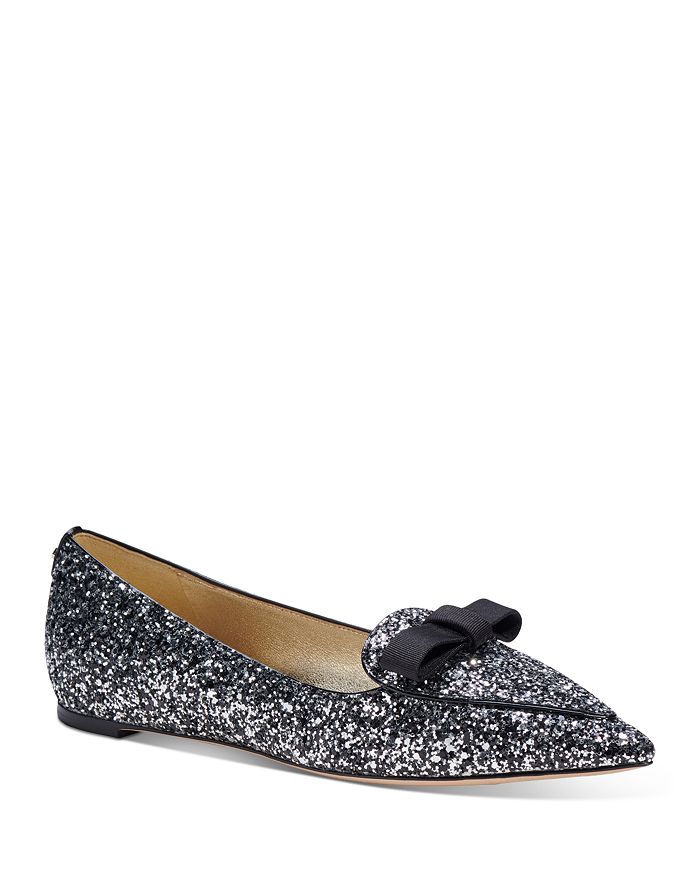 Kate spade glitter flats online