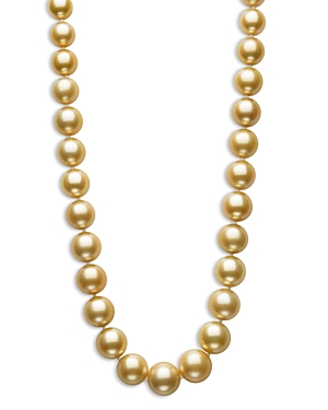 Bloomingdale's Golden South Sea Cultured Pearl Strand Necklace in 14K Yellow Gold, 17.5 - 100% Exclu