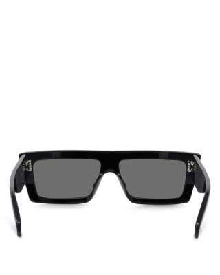 Monochroms Rectangular Sunglasses, 57mm