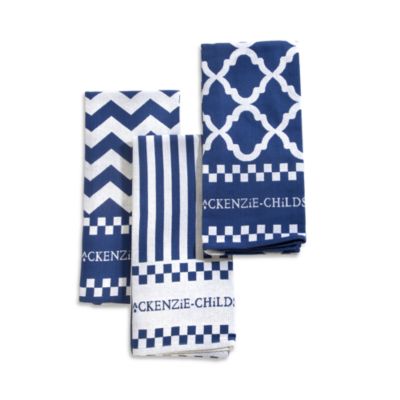 Checkered Hand Towel - Blue