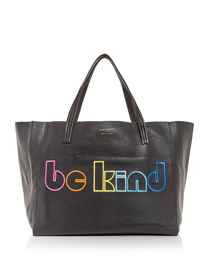 Kurt geiger violet online leather tote