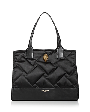 Kurt Geiger Recycled Square Shopper Tote In Black
