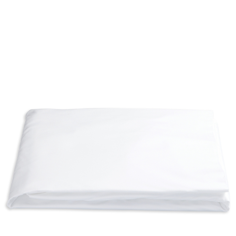 Matouk Twin Sierra 350 Thread Count Fitted Sheet In White