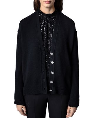 Zadig & Voltaire Star Button Cardigan | Bloomingdale's Zadig & Voltaire Star Button Cardigan | Bloomingdale's