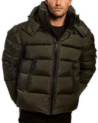 Matte Glacier Quilted Down Coat