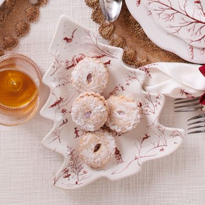 Country Estate Winter Frolic Ruby Small Tree Tray