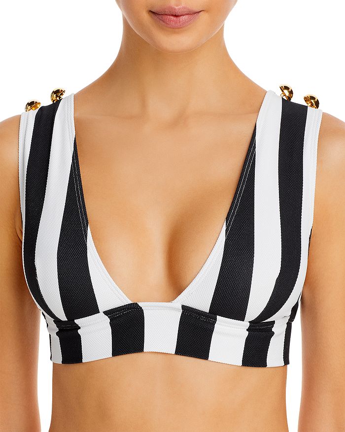 Alexandra Miro Ally Striped Bikini Top