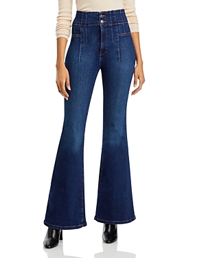 Free People We The Free Jayde Flare Jeans In Tulsa Blue