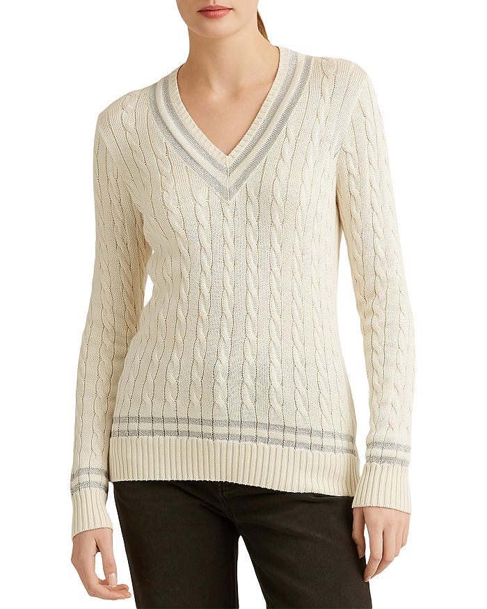 Ralph lauren cheap metallic sweater