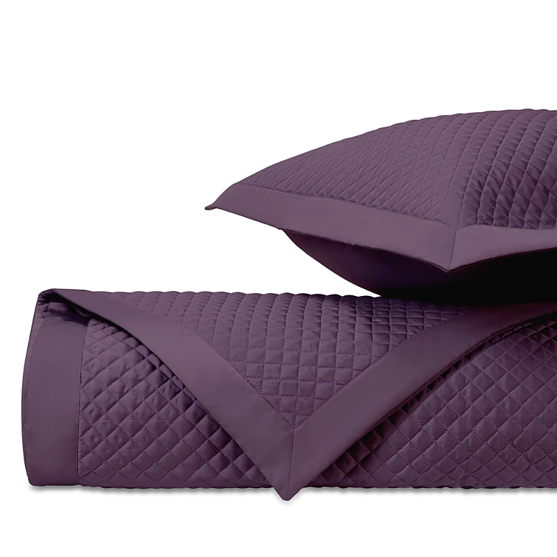 Shop Home Treasures Diamond Standard Quilted Sham, Pair In Purple