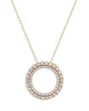 Bloomingdale's Diamond Circle Pendant Necklace in 14K Yellow Gold, 2.0 ct. t.w. - 100% Exclusive