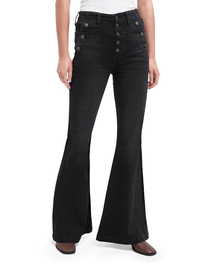 7 For All Mankind Portia High Rise Megaflare Jeans in Ludlow