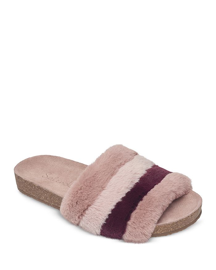 Splendid fur store slippers