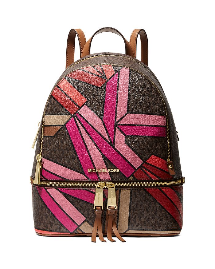 Michael Kors Rhea Medium Signature Backpack | Bloomingdale's