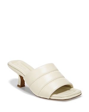 Vince Women's Ceil Slip On Quilted Sandals In Moonlight