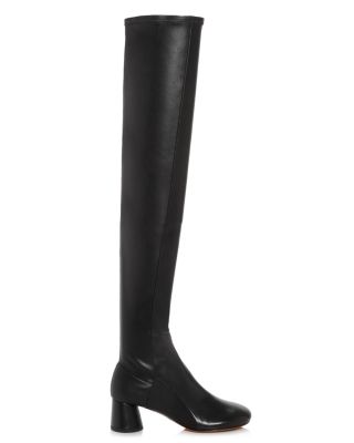 black over the knee boots