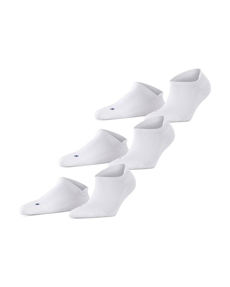 Falke Men's 3-pack Cool Kick Sneaker Socks In White