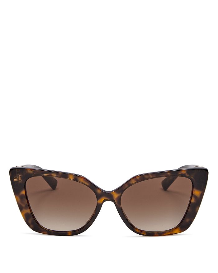 Valentino Women's Cat Eye Sunglasses, 56mm In Brown