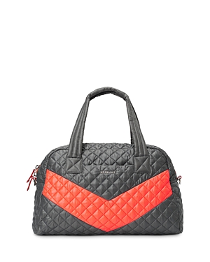 Mz Wallace Jimmy Weekender In Flame/magnet/silver