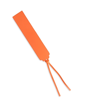 Royce New York Leather Bookmark In Orange