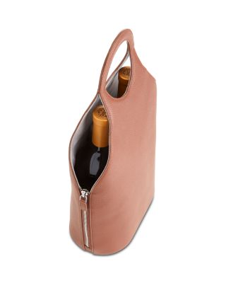 Leather Wine Tote