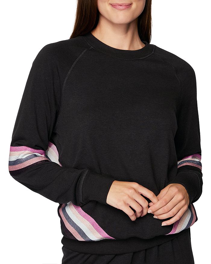 Spiritual Gangster Old School Striped Sweatshirt Bloomingdale s