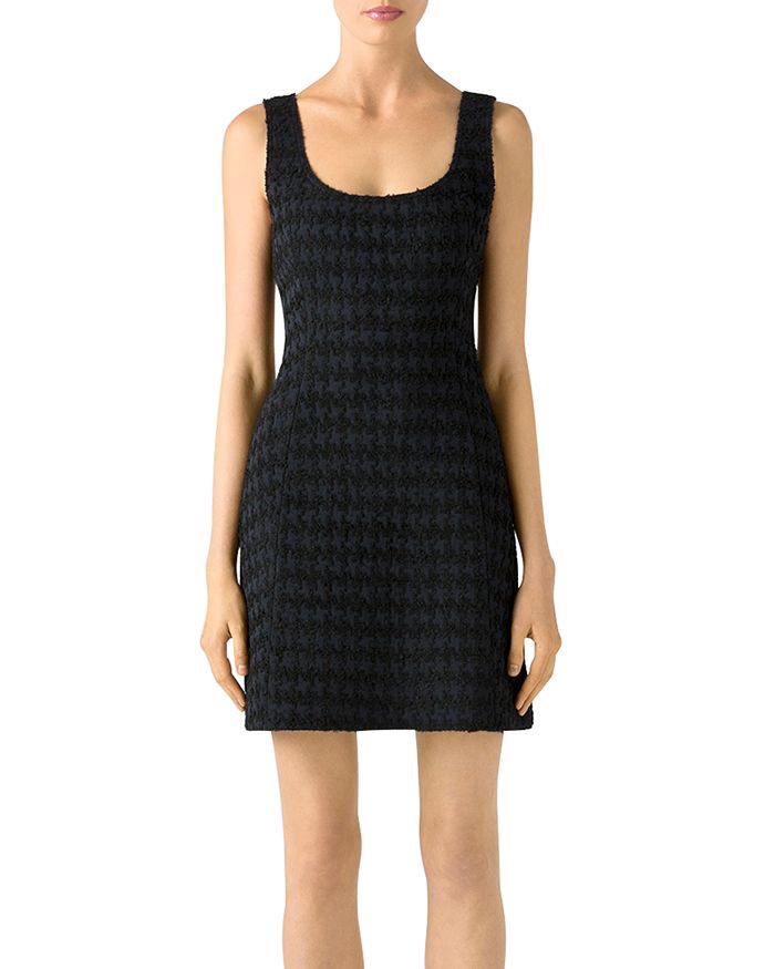 St. John Houndstooth Sheath Dress Bloomingdale s