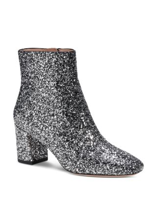 sparkly boots black