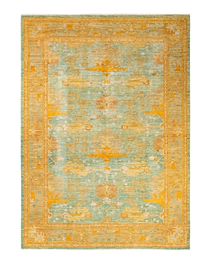 Bloomingdale's Arts & Crafts M1573 Area Rug, 8'1 X 11'1 In Green