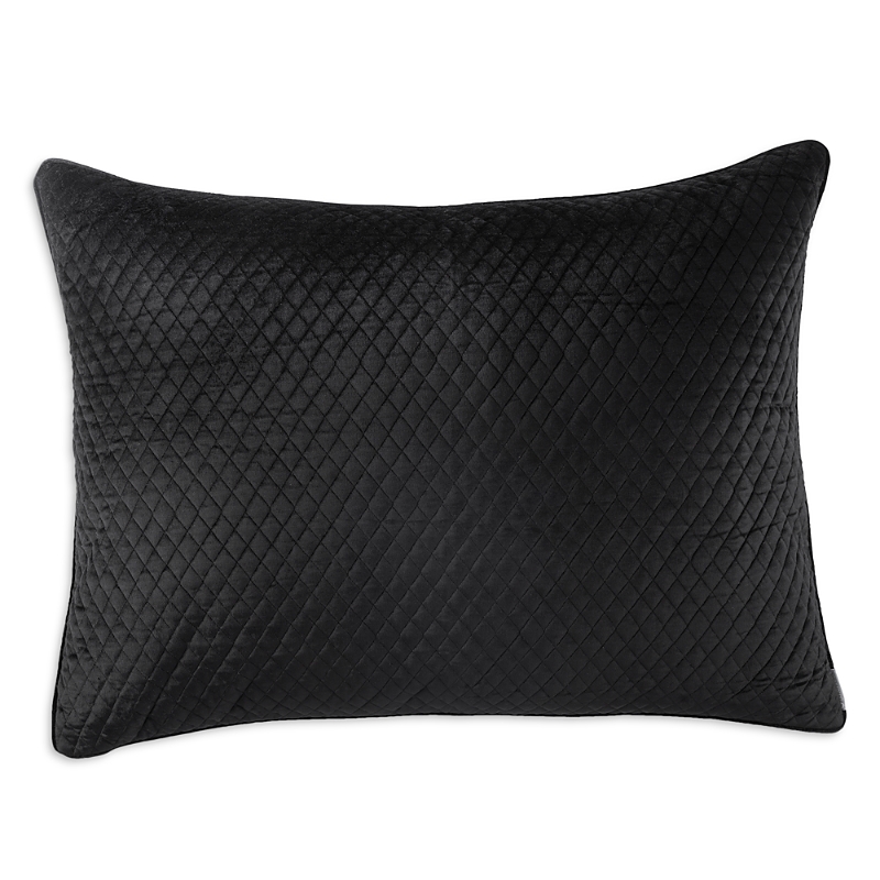 Lili Alessandra Valentina Quilted Velvet Luxe Euro Decorative Pillow, 27 x 36