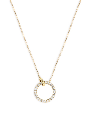 Bloomingdale's Diamond Circle Necklace in 14K Yellow Gold, 0.33 ct. t.w. - 100% Exclusive