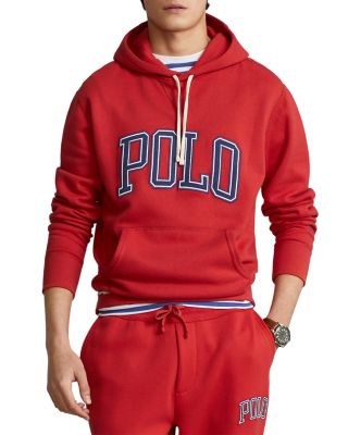 red polo sweatpants