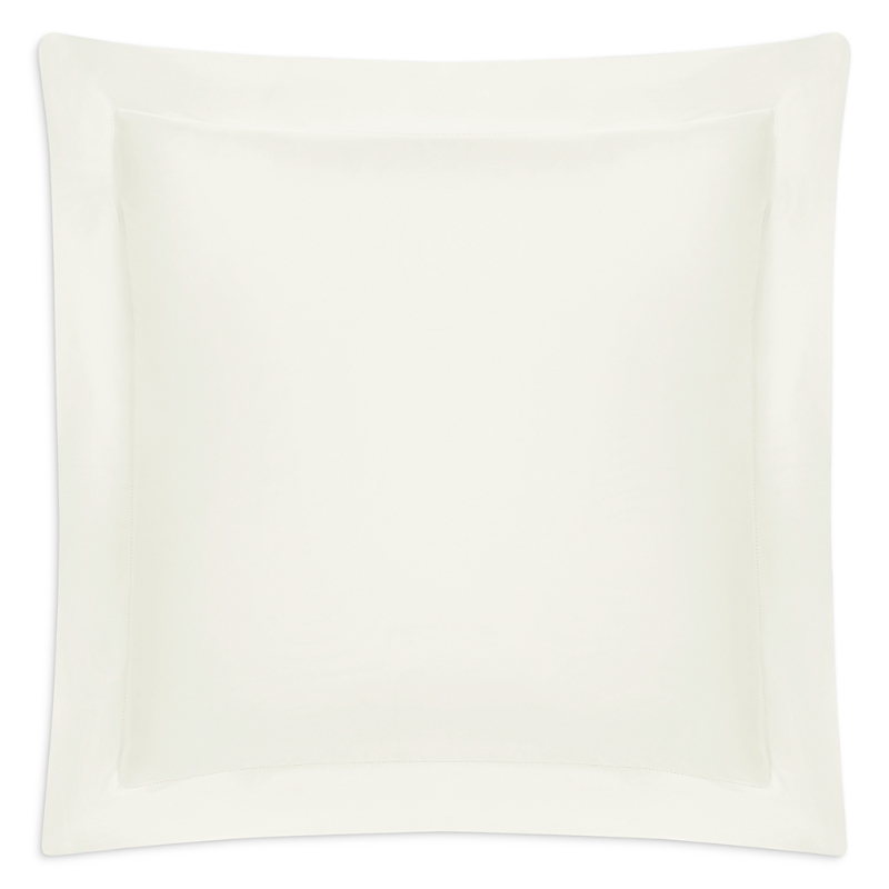 Matouk Positano Hemstitch Wrinkle Free Euro Sham In White