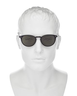 Polarized Round Sunglasses, 49mm