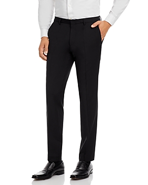 Shop Hugo Boss Boss Hugo Hesten Stretch Wool Extra Slim Fit Suit Pants In Black