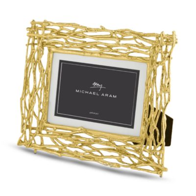 Gold-Tone Twig Frame, 7&amp;quot; x 5&amp;quot;
