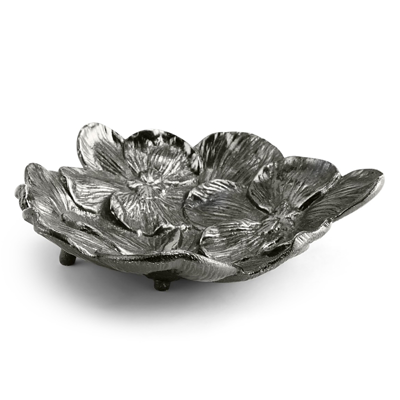 Michael Aram Black Orchid Mini Dish In Black Nickelplate