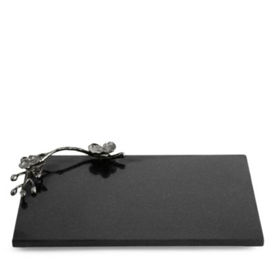 Black Orchid Small Cheeseboard & Knife