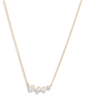 Adina Reyter 14k Yellow Gold Paris Diamond Graduated Curve Collar Necklace, 15-16
