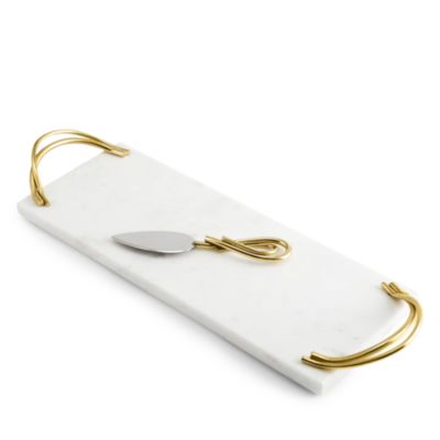 Calla Lily Small Cheese Board with Spreader