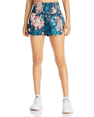 Free People Fp Movement By  The Way Home Shorts In Deep Sea