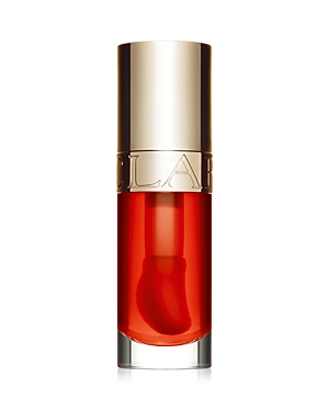 Shop Clarins Lip Comfort Oil 0.24 Oz. In Apricot