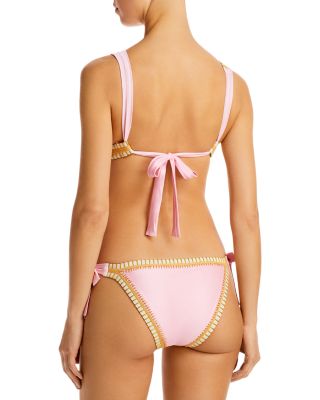 Crochet Trim Bikini Top - Exclusive