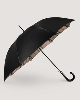 Burberry Solid To Check Umbrella Bloomingdale s