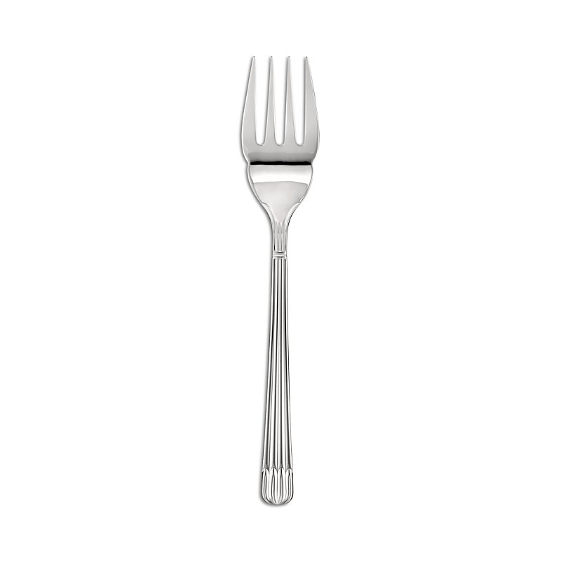 Christofle Osiris Stainless Serving Fork In Silver