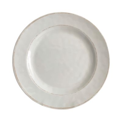 Hudson Park Collection - Rustic White Melamine Dinner Plate - Exclusive