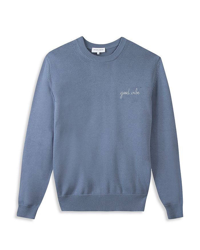 Maison Labiche Good Vibe Cotton Sweater | Bloomingdale's