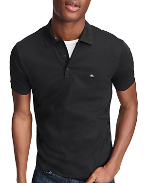 Rag & Bone Slim Fit Polo Shirt In Black