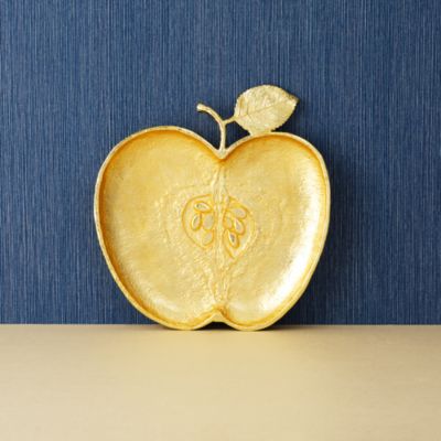 Apple Plate Gold 
